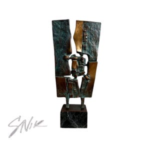 RELIEF, 40/18/7cm, Single piece оriginal bronze sculpture, Stoycho Nikiforov