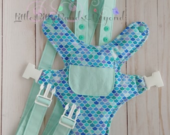 Mermaid Baby doll carrier | Bear carrier | Baby doll diaper | Waterproof Baby Alive diapers | Doll carrier