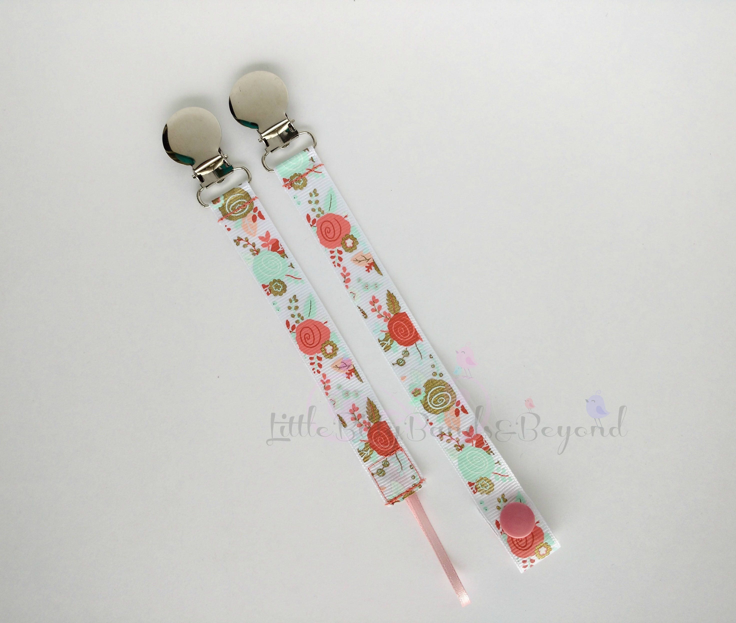 Soother Clips / Pacifier Clips Etsy Canada