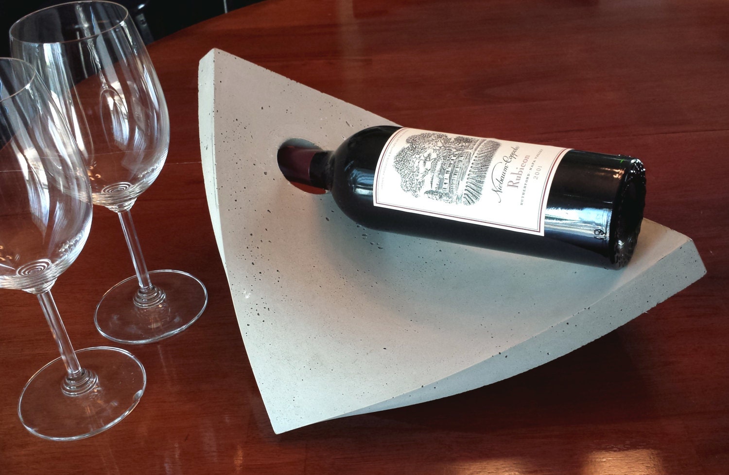 Decorative Concrete Wine Bottle Holder Etsy