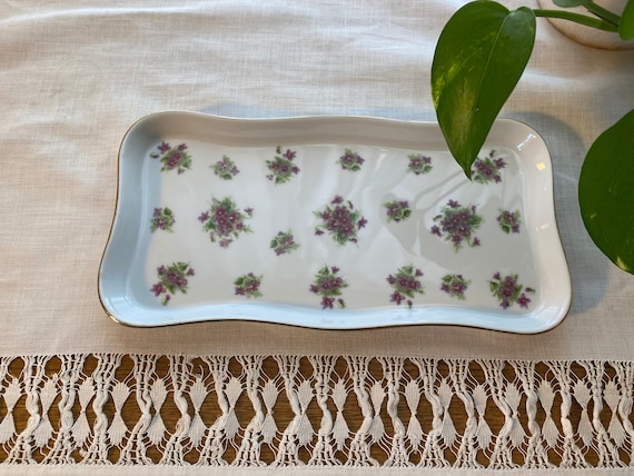 Lefton China Mint tray