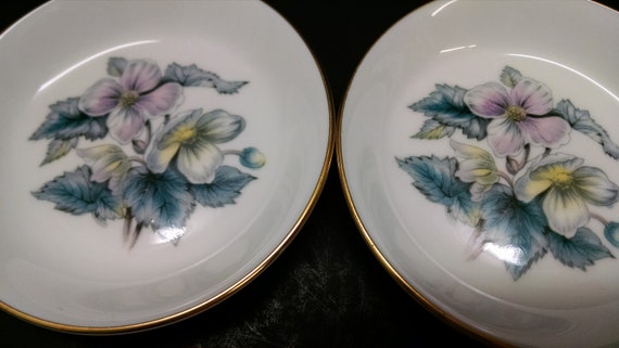 Royal Worcester "Woodland" pattern coasters