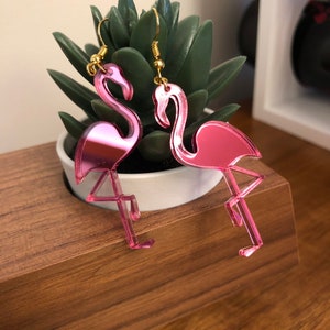 Flamingo Earrings image 1