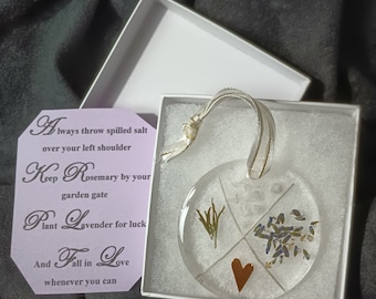 Practical Magic Inspired Ornament, Memento, Souvenir, Suncatcher, Wall Hanging