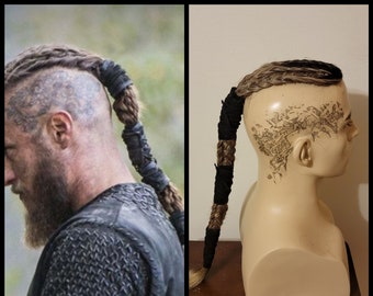 Ragnar Viking Warrior Battle Cosplay Halloween Larp Hairpiece - Etsy