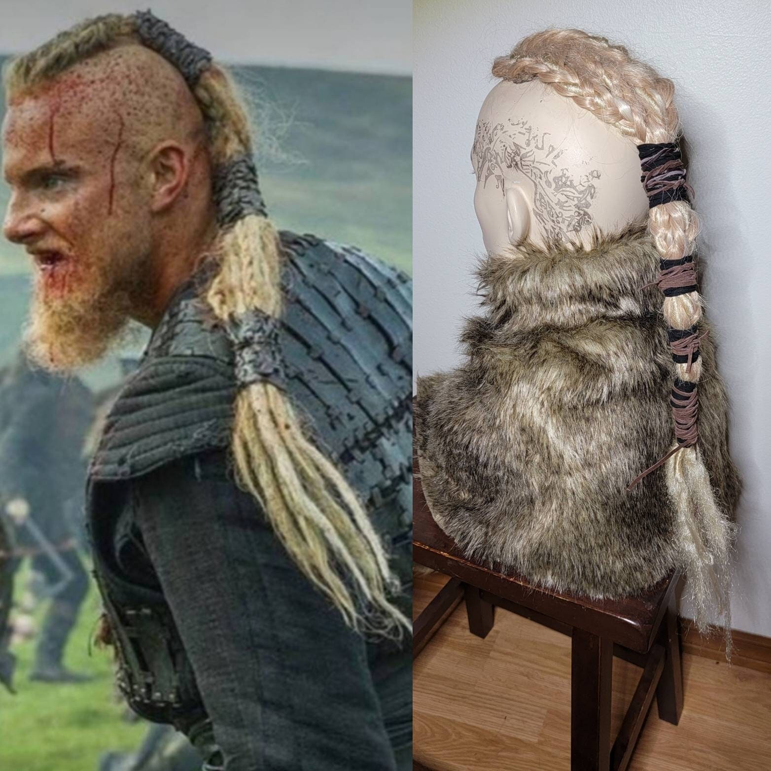 Leather costume worn by Bjorn Lothbrok (Alexander Ludwig) as seen in Vikings  (Season 6)