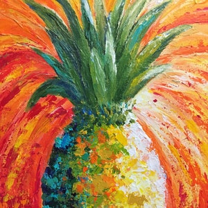Happy Pineapple Print