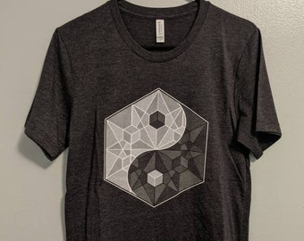 Yin Yang Tee - Charcoal Grey (3XL)