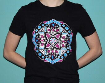 Kaleidoscope Mandala T-Shirt (Medium)