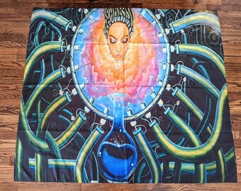 Painting turned into tapestry