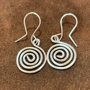 Spiral Earrings, Boho Style Earrings, Wavy Earrings, Statement Earrings, Geometric Earrings, Statement Earrings, Womens Gift Ideas