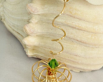 Wire Pumpkin Necklace, Fall Pumpkin Necklace, Autumn Pumpkin Necklace, Halloween Necklace, Womens Gift Ideas