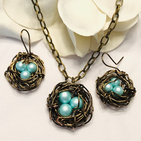 Birds Nest Jewelry Etsy