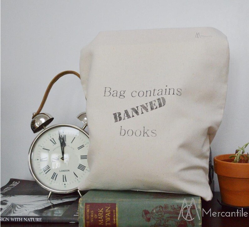 Quote Tote Banned Books Bag