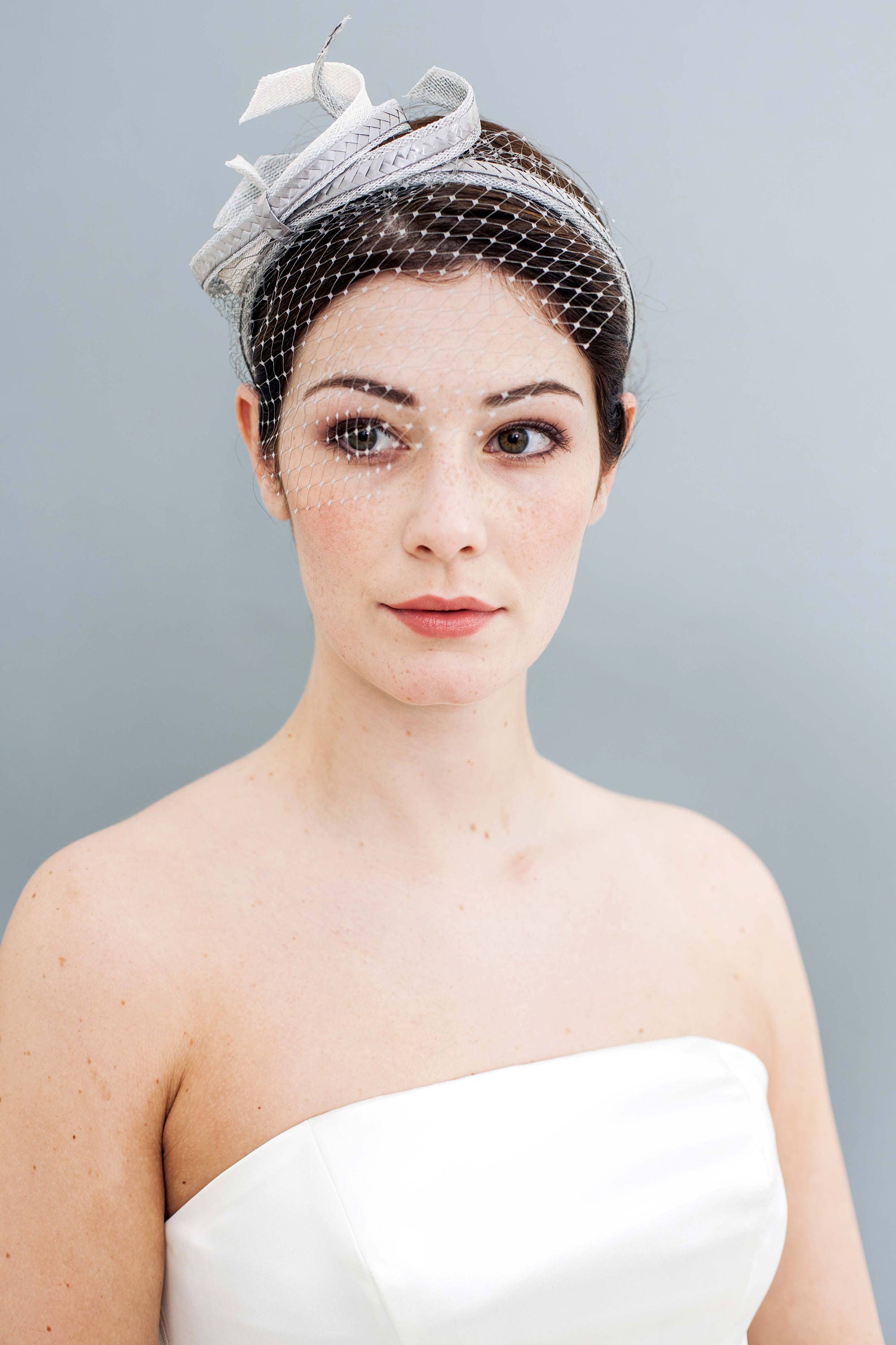 Alice Band Fascinator with veiling Headband sinamay Etsy