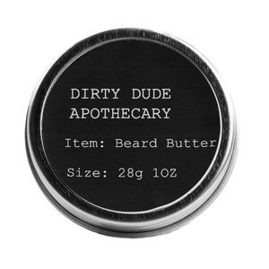 Beard Butter, Hair Care, Natural, Vegan, Unscented, Long lasting, Beard Tamer, 2 oz, Men&#39;s Grooming, Gifts For Him, Beard Pomade