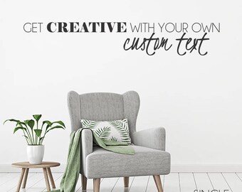 custom wall decals etsy