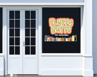 Custom Storefront Window Decals - Business Logos, Store Hours, Photos, Etc.