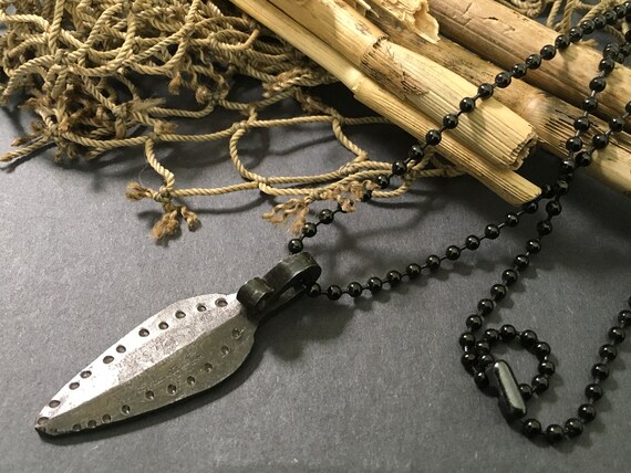 Viking nordique Ragnorak artisanal forgé à la main pendentif