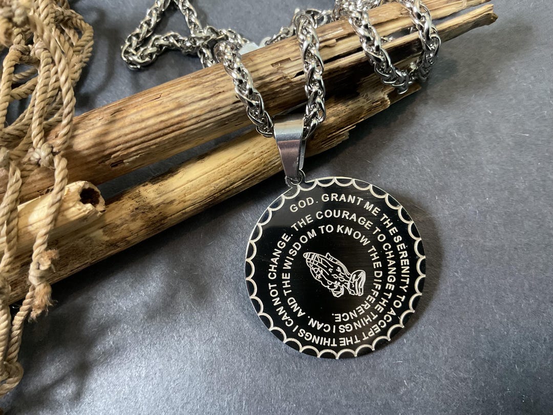 Lord's Prayer Medallion Chain with Cross main image 0