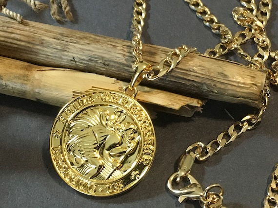 Double sided st christopher gold sale