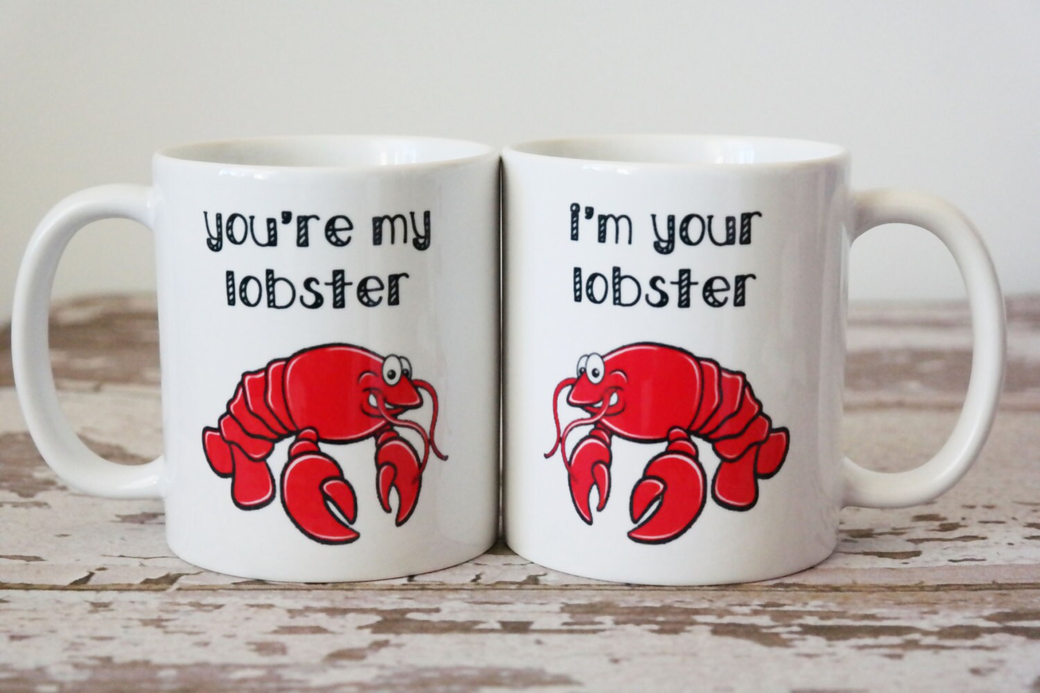 Your My Lobster Coffee Mug Set Lobster Gifts Gift for Etsy