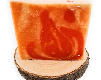 Rose soap, handmade, vegan, with cocoa butter and olive oil,