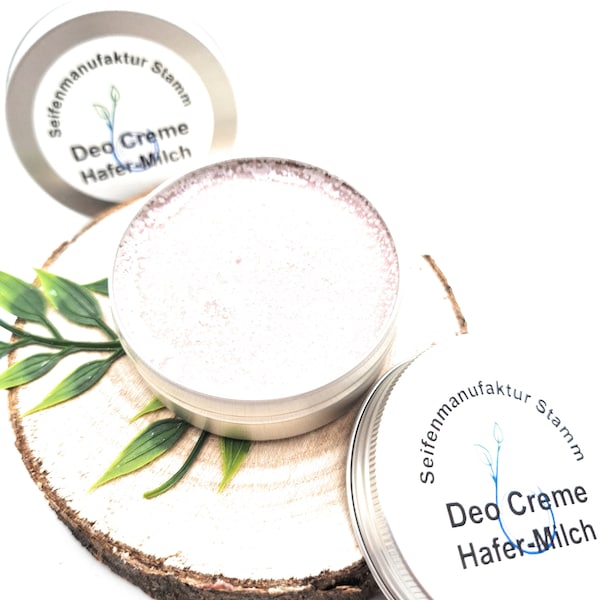 DEOCREME "oat milk" vegan, plastic-free, 35 ml