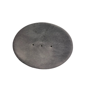 Soap dish &quot;soapstone oval&quot; with drainage holes