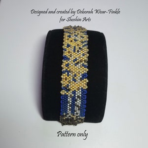 Peyote Stitch Manchetarmbandpatroon - Maat 8-0 Rocailles - Colorado Aspen