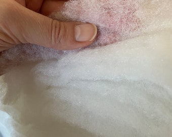 Soft Wadding -  White Craft Batting - Fire Retardant Polyester 70g 2oz Wadding - Blanket Filling - Price per Metre