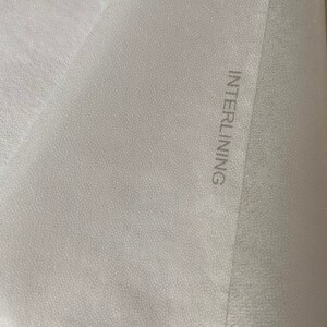 Interlining - Polyester Lightweight Iron-on Non Woven Fusible Interlining - Priced per Metre