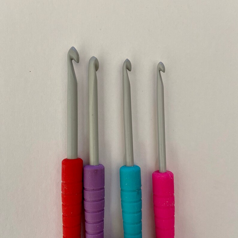 Pony Crochet Hook Easy Grip Aluminium Crochet Hook 14cm Etsy