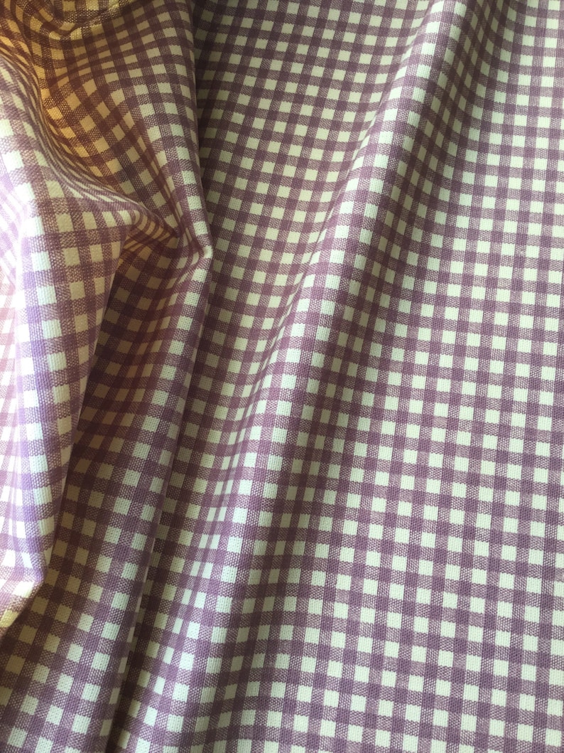 Gingham Cotton Canvas 100/% Cotton Fabric Furniture Material