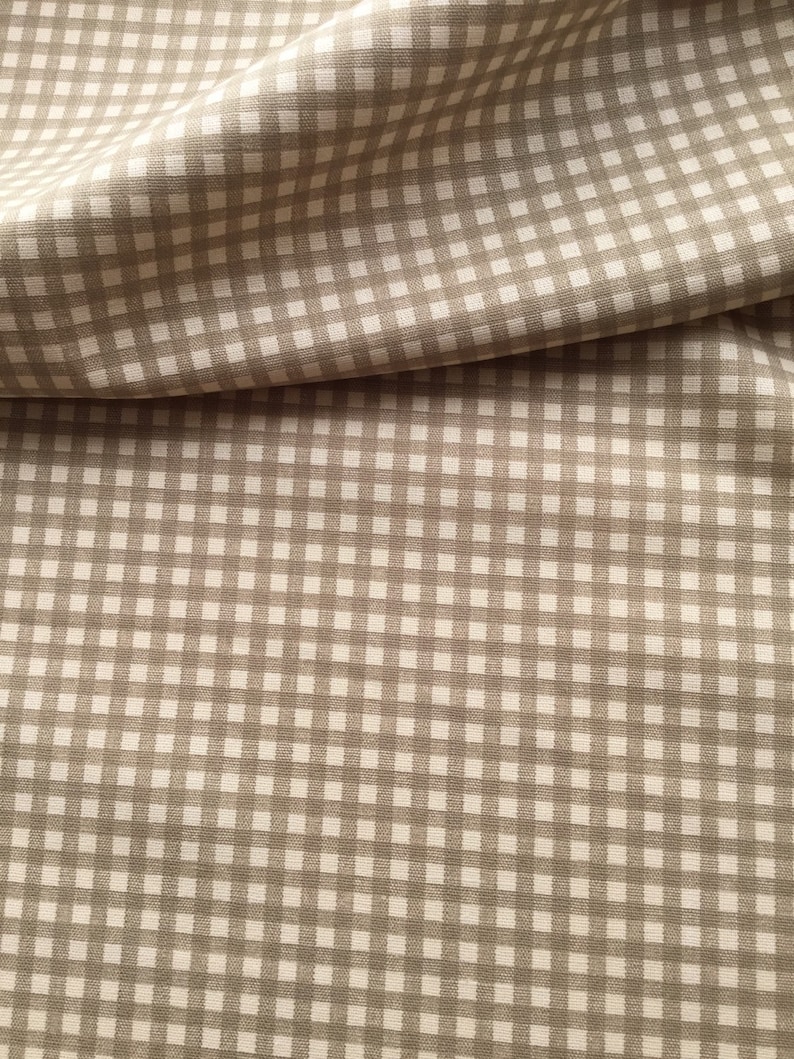Gingham Cotton Canvas 100/% Cotton Fabric Furniture Material
