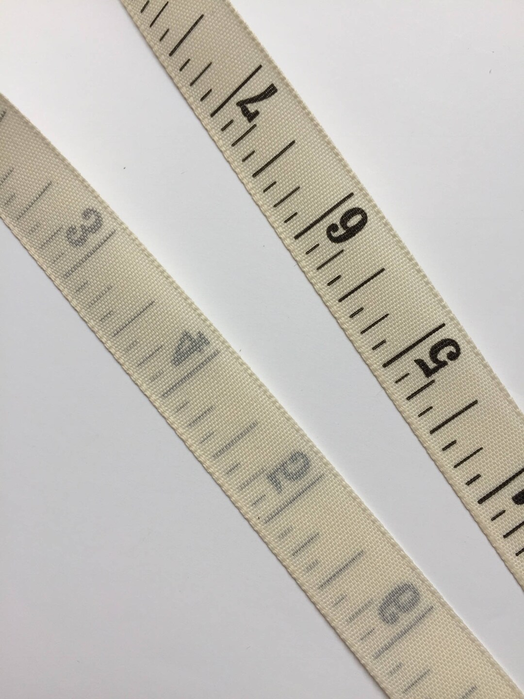 Inch Measure Ribbon - Natural Ribbon With Black Writing - Priced per 2 ...