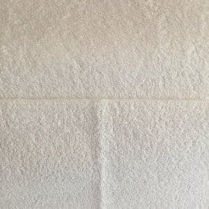 Pure White Towelling Material - Super Soft Towelling Fabric - Italian Towelling - Towel Fabric