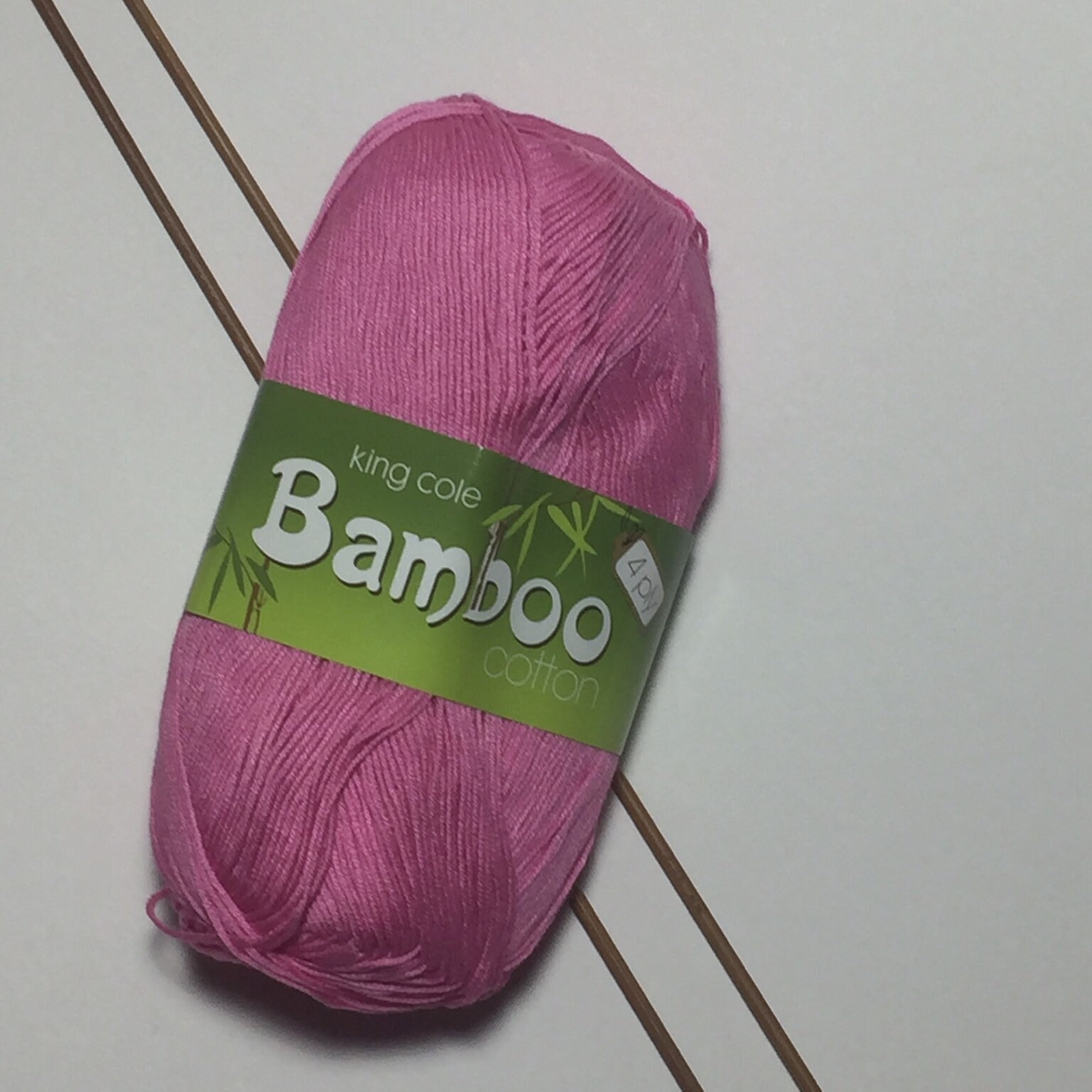 Pink Bamboo Cotton Yarn 4 ply King Cole Yarn 100g Shade Etsy