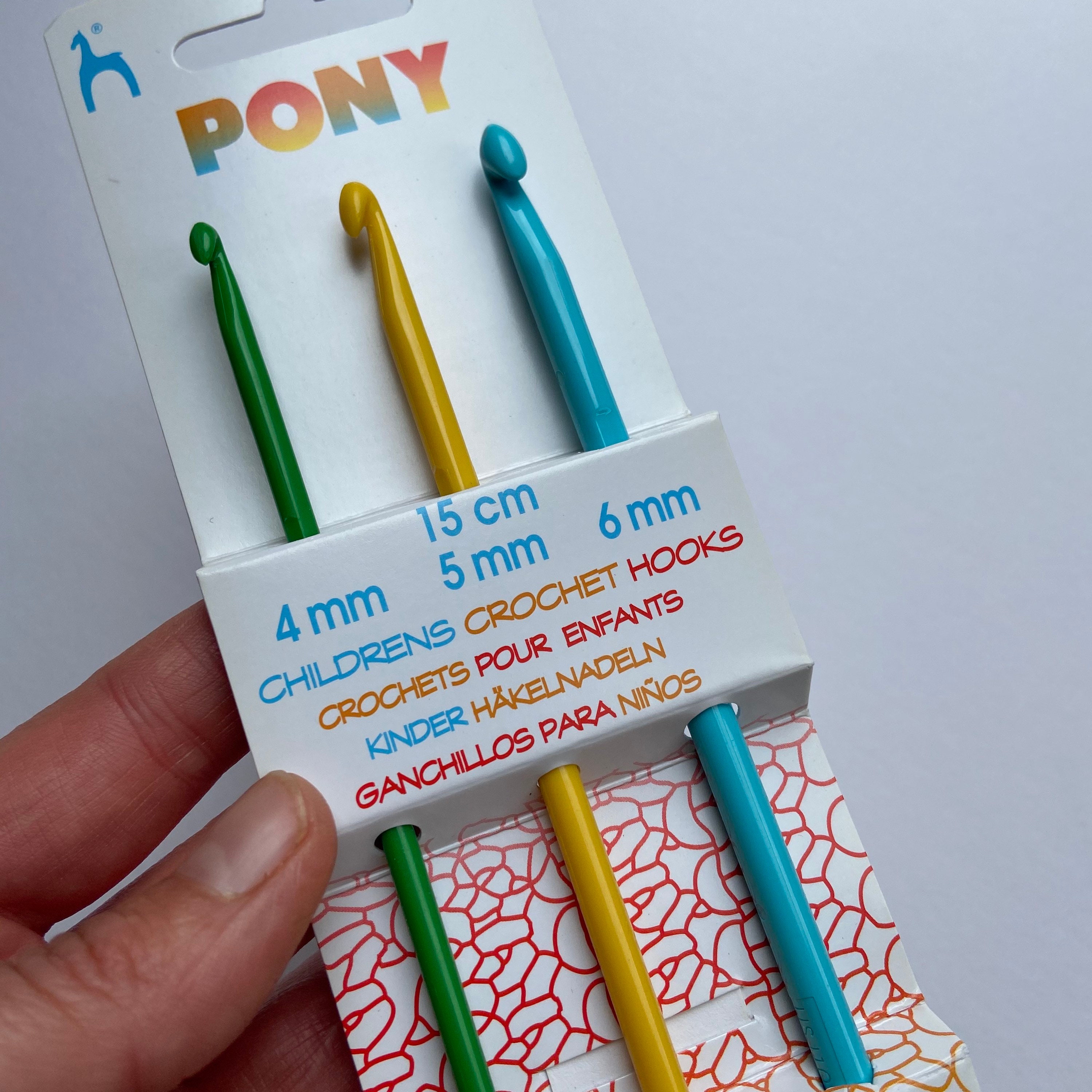 Pony Easy Grip Crochet Hook - 7mm , 15cm