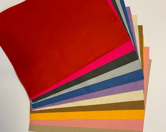 Recycled Craft Felt Sheet - UK Made, A4 Size, Appliqué Project