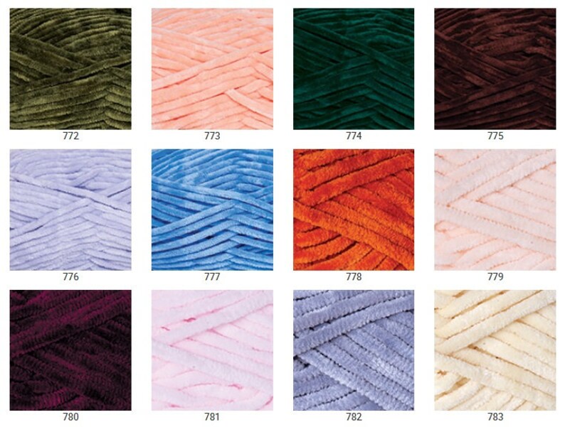 DOLCE YarnArt 100 Micro Polyester yarn for crochet and Etsy