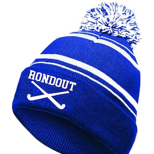 Gorro de invierno con pompón de hockey sobre césped