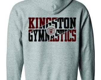 Felpa con cappuccio e cerniera intera Kingston Gymnastics