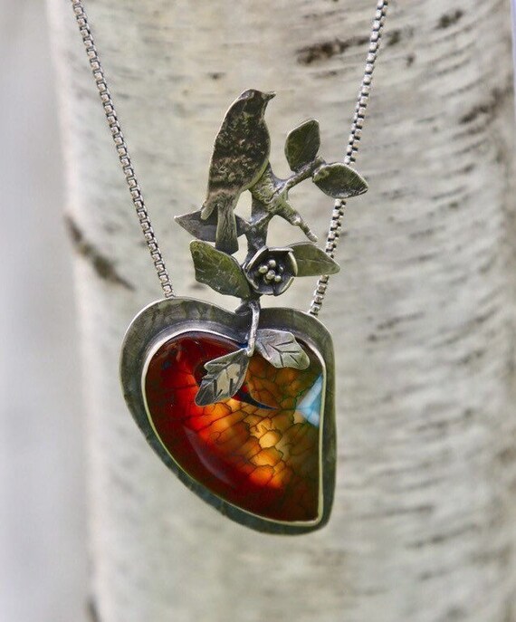 Agate necklace deals etsy