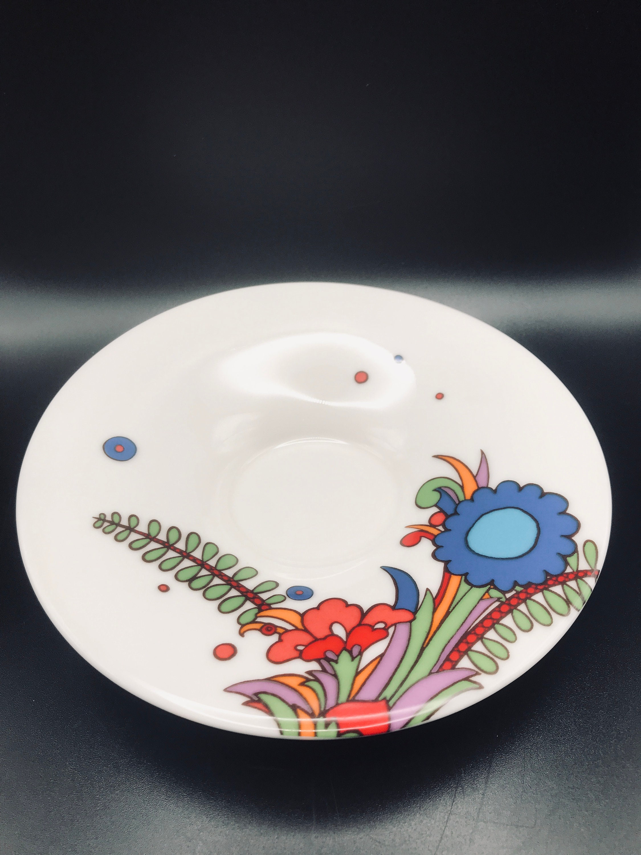 Villeroy & Boch New Wave Acapulco Cup and Saucer Floral Birds - Etsy