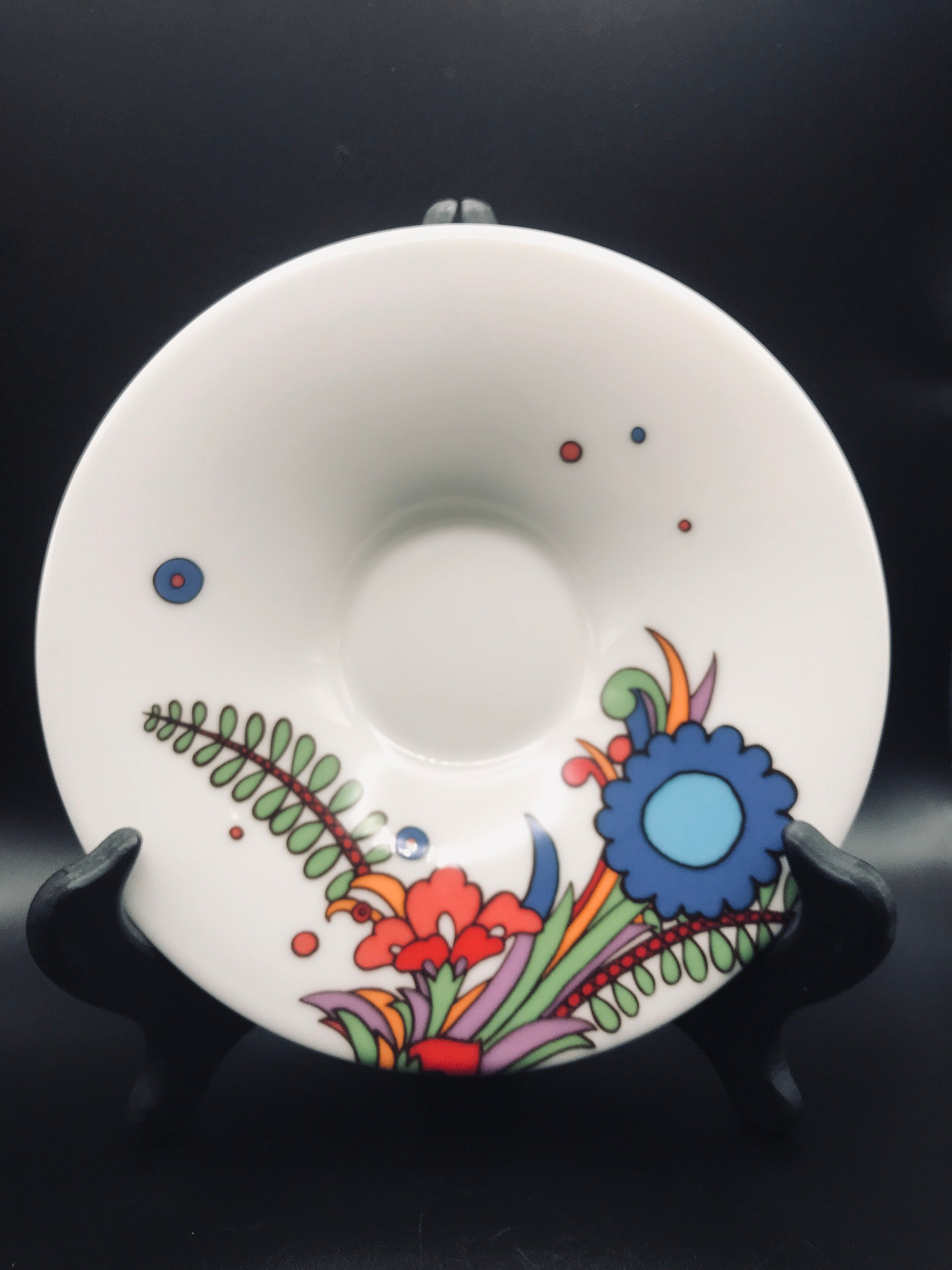 Villeroy & Boch New Wave Acapulco Cup and Saucer Floral Birds - Etsy