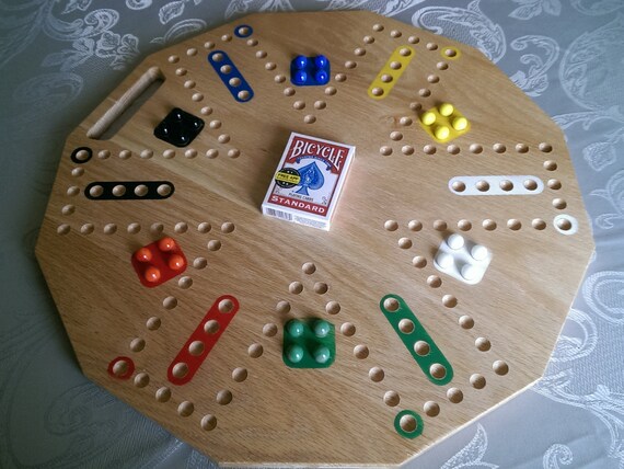 4score The Cards And Marbles Board Game Etsy