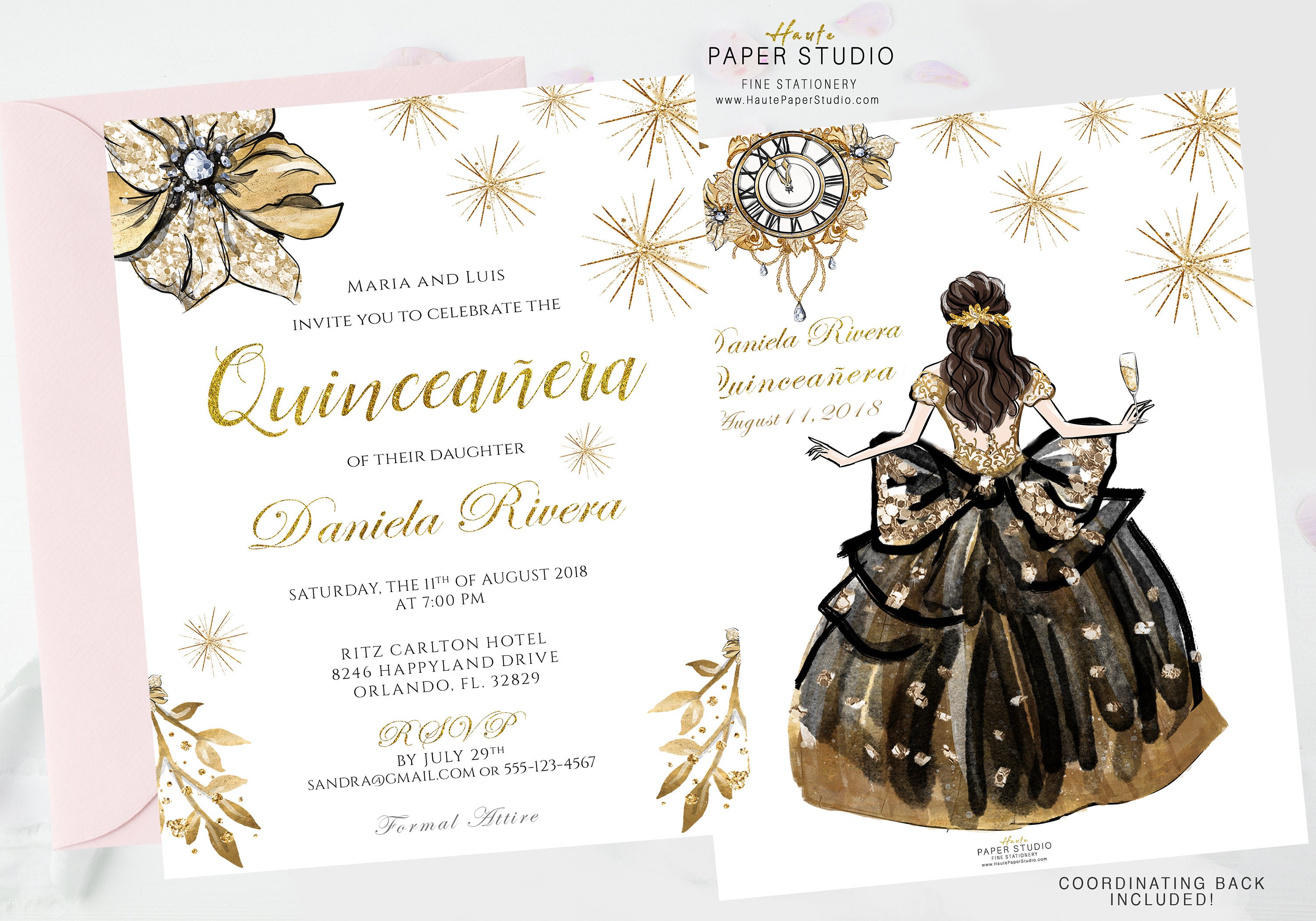 Quinceaneras Invitation Ideas