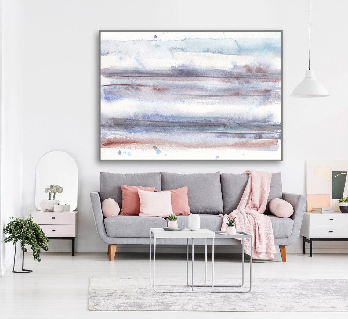 Contemporary Large Wall Art Extra Large Living Room Art - Etsy