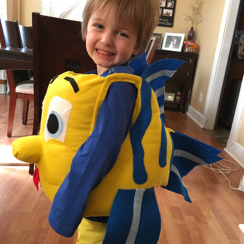 Flounder like fish costume baby costume kids costume Etsy